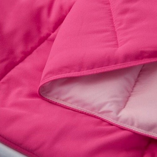 Full/Queen Traditional Microfiber Reversible 3 Piece Comforter Set in Pink - MDX Global Store