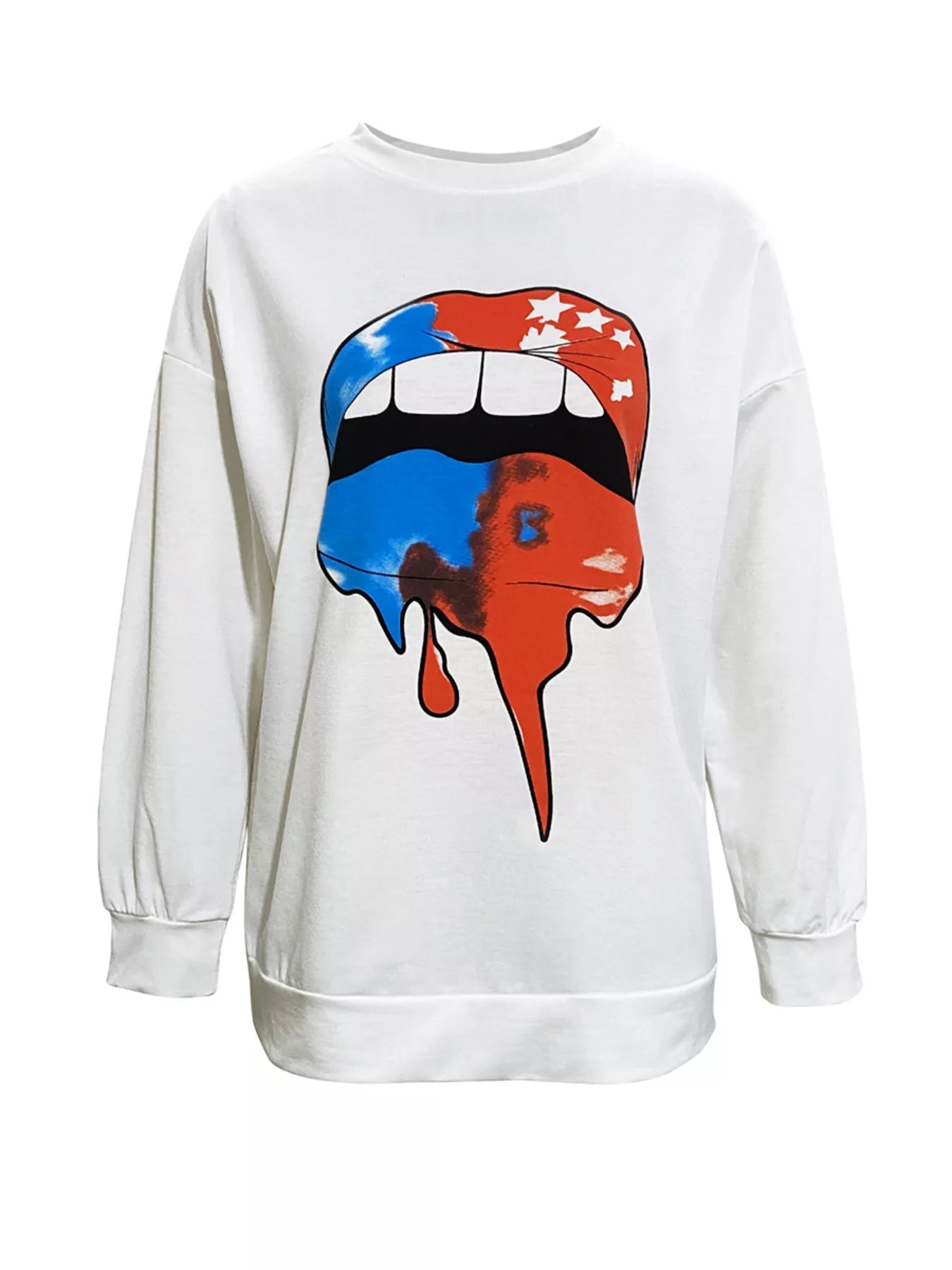 Graphic Round Neck Dropped Shoulder T-Shirt - MDX Global Store