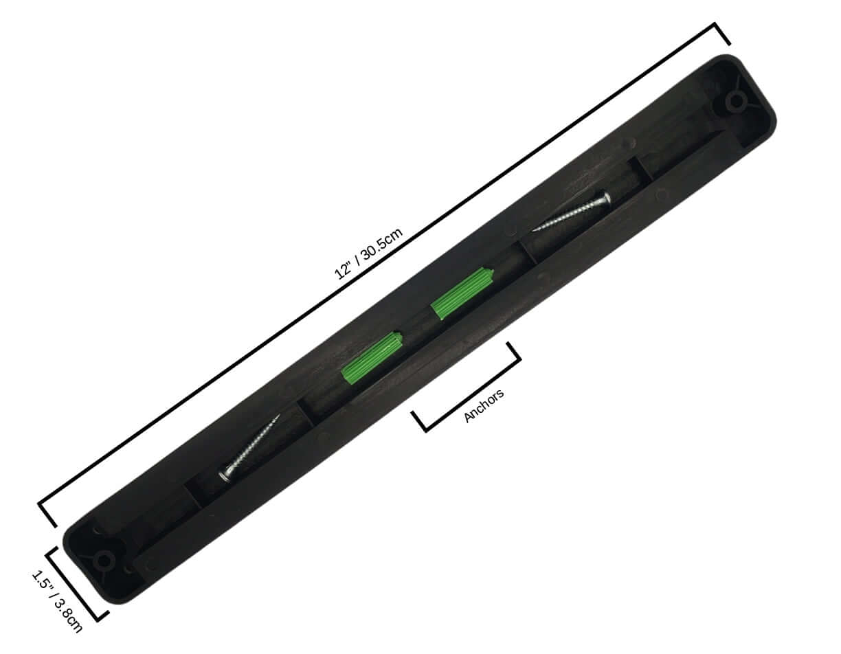 Kitchen Knife Set Kit | Red Handle & Black Magnetic Rack - MDX Global Store