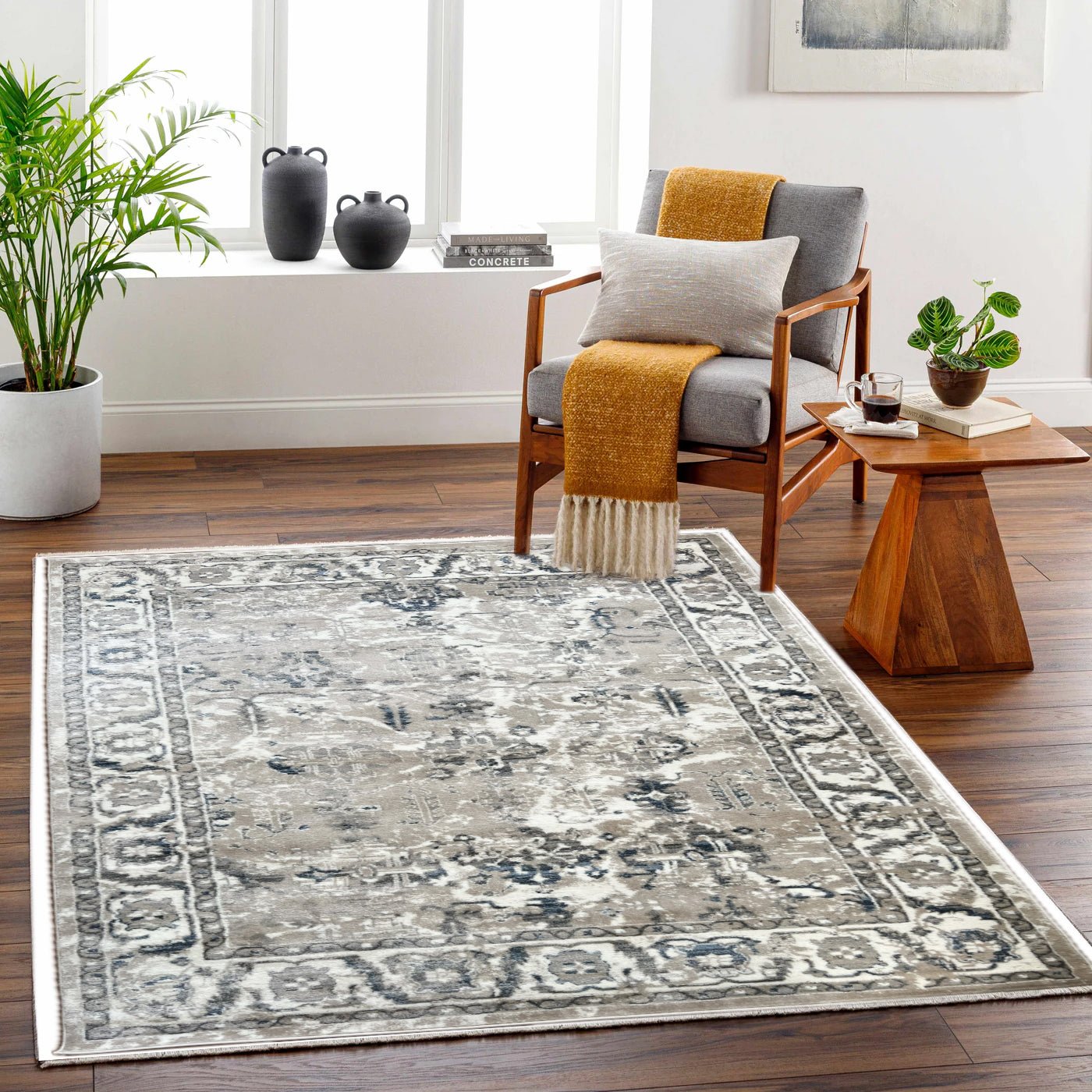 ROY's Home Vintage Effect Area Rugs, - MDX Global Store