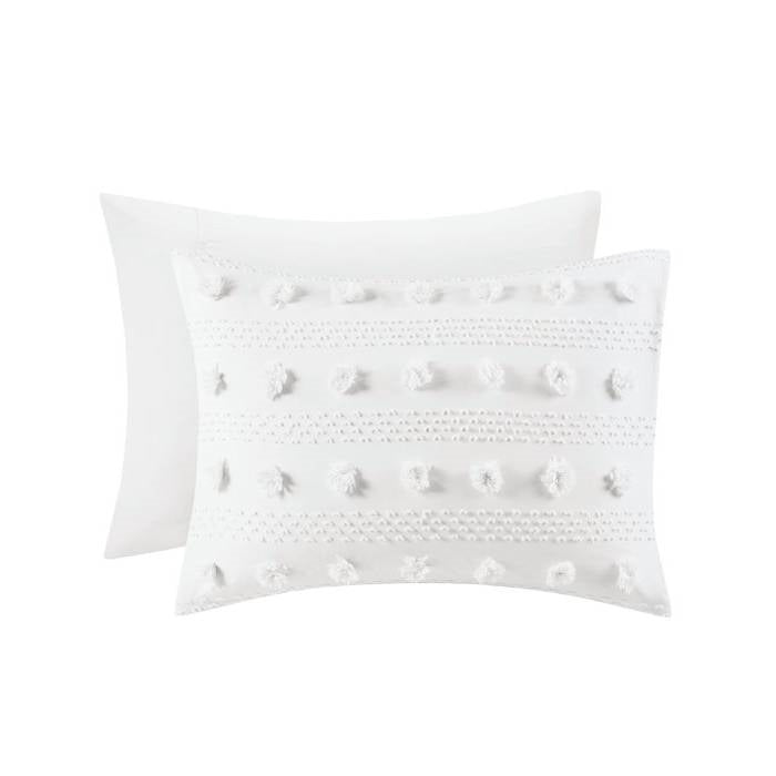 Twin/Twin XL 2 - Piece Ivory Pompom Microfiber Comforter Set - MDX Global Store