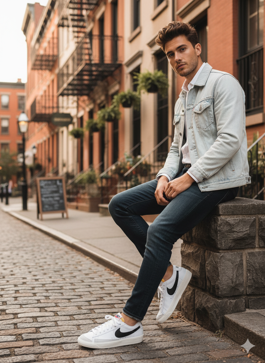Blazer Low 77 Talla 8 Hombre