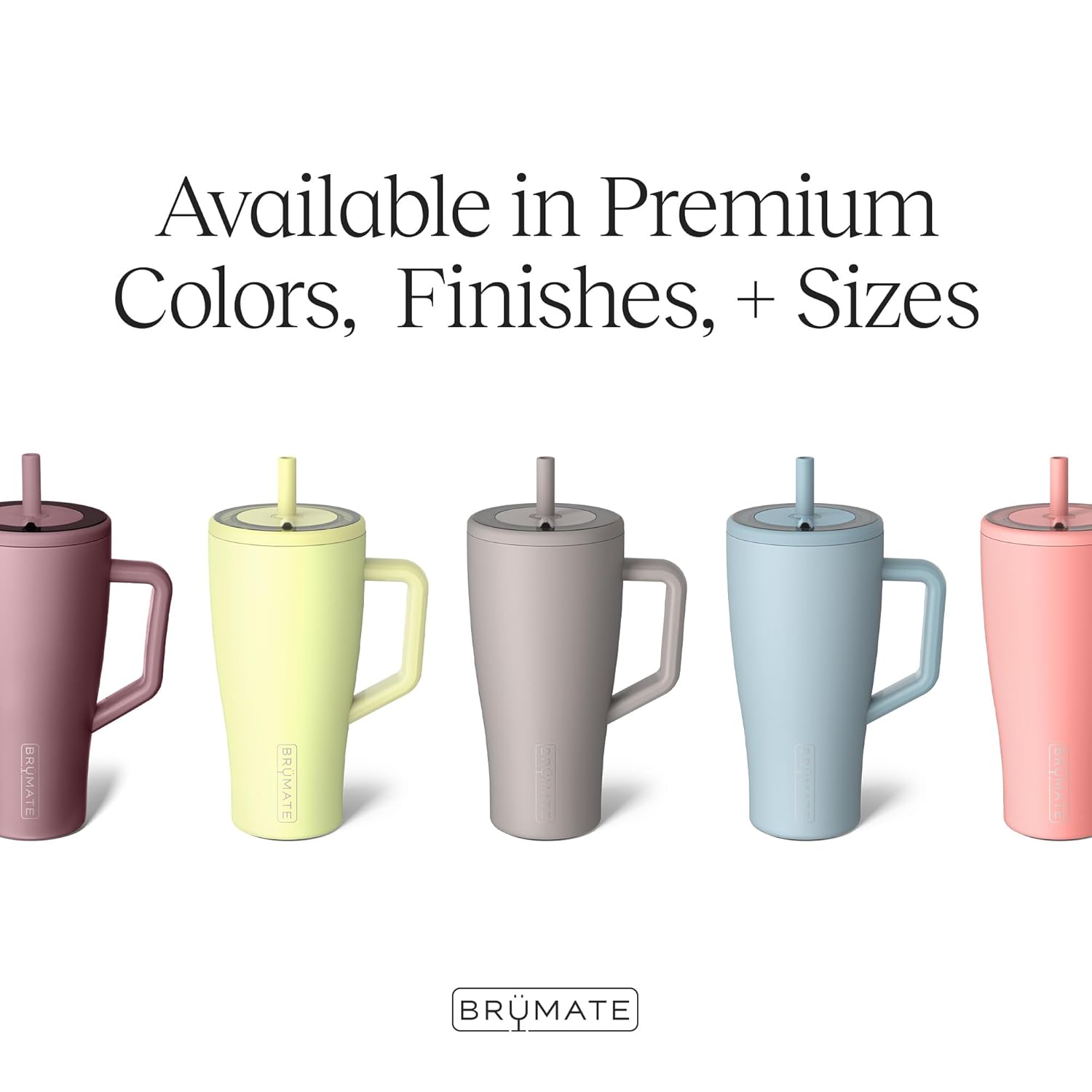 BrüMate Era 40 oz con asa y pajilla (100% a prueba de fugas) - MDX Global Store