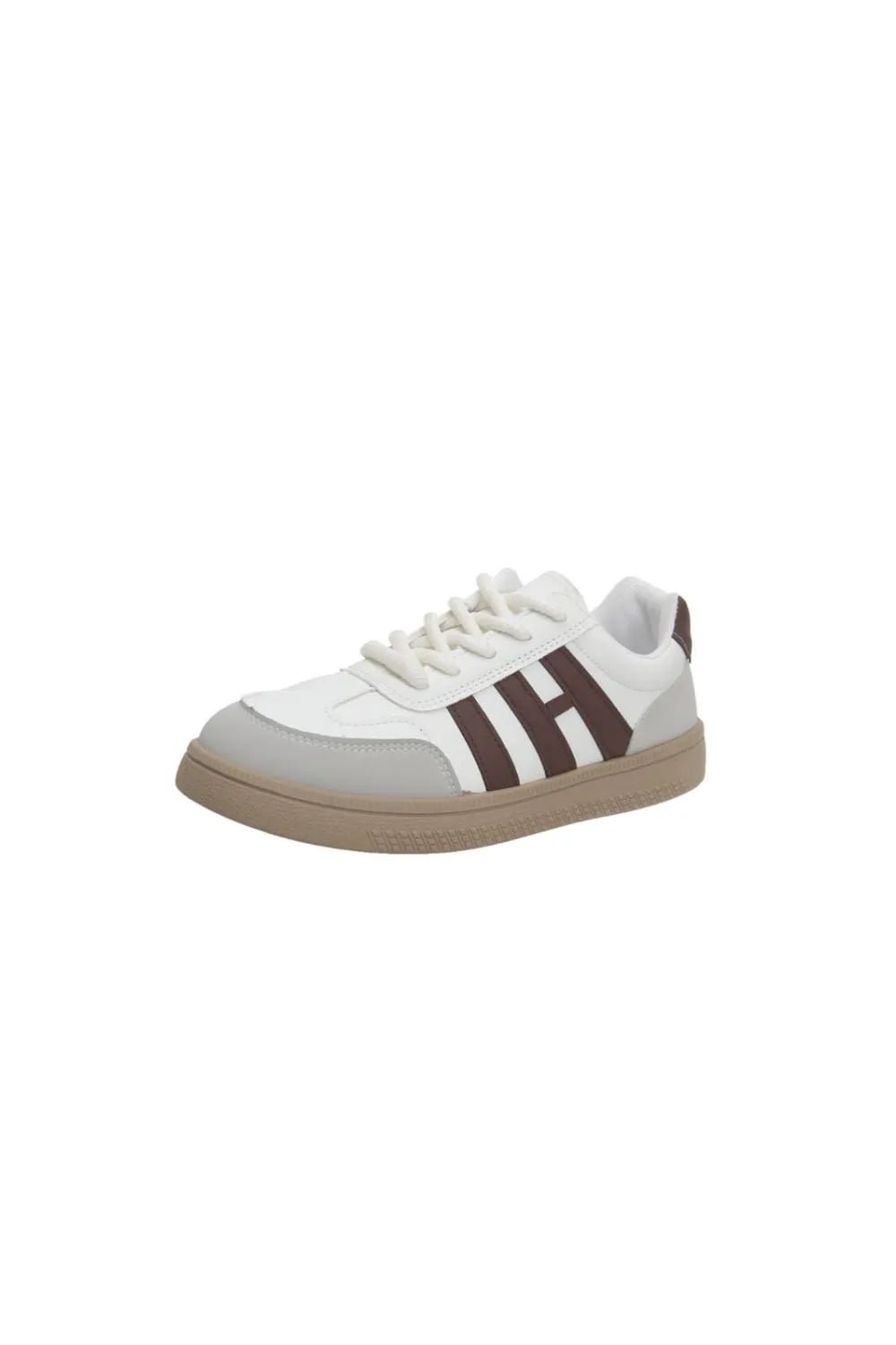 Contrast Round Toe Platform Sneakers - MDX Global Store