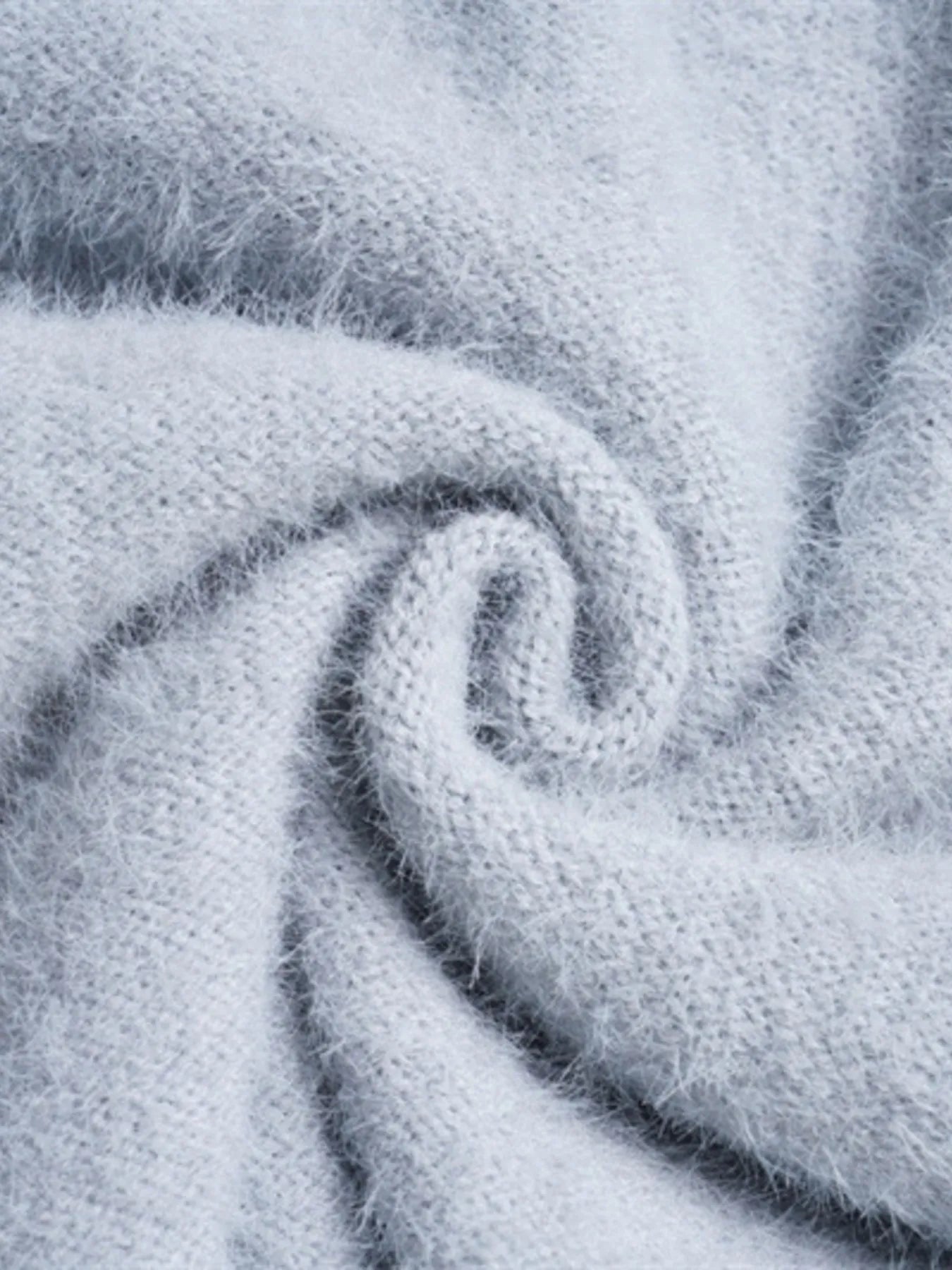 Men's Butterfly Fuzzy Round Neck Sweater - MDX Global Store