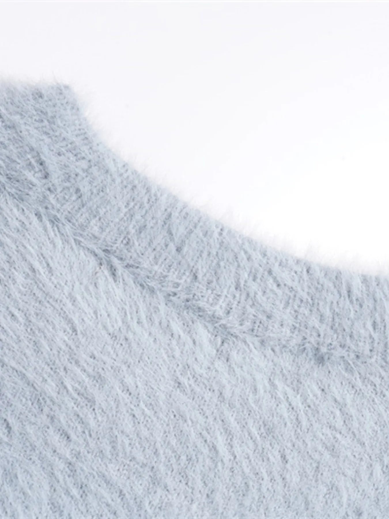 Men's Butterfly Fuzzy Round Neck Sweater - MDX Global Store