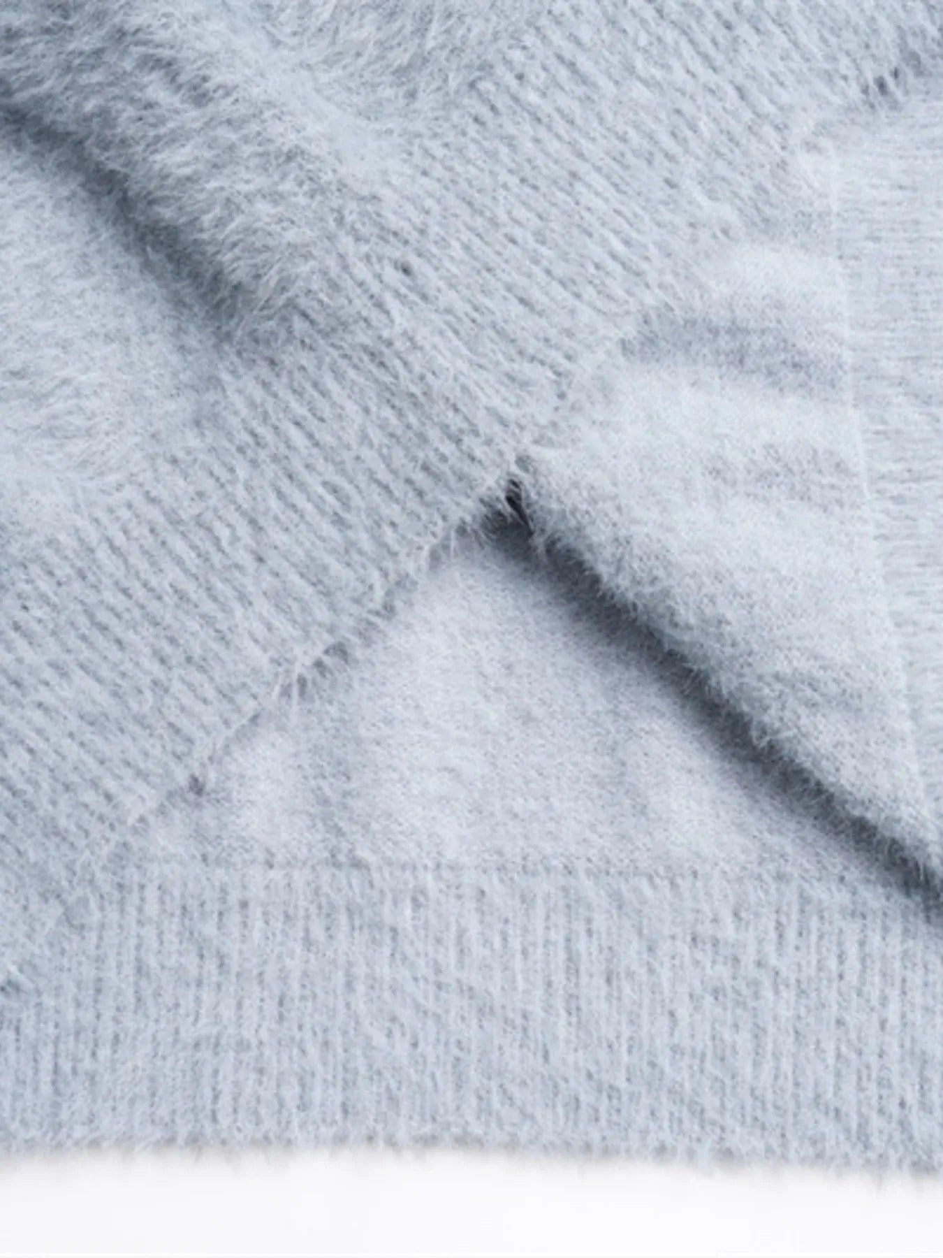 Men's Butterfly Fuzzy Round Neck Sweater - MDX Global Store