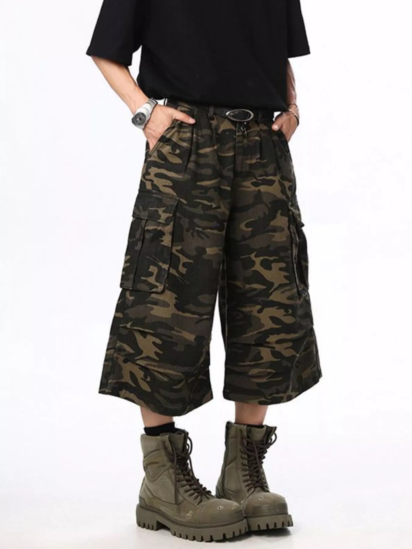 Men's Camo Cargo Shorts - MDX Global Store