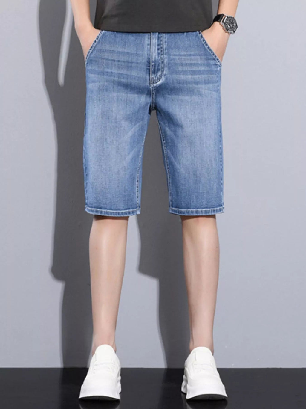 Men's Casual Denim Shorts - MDX Global Store