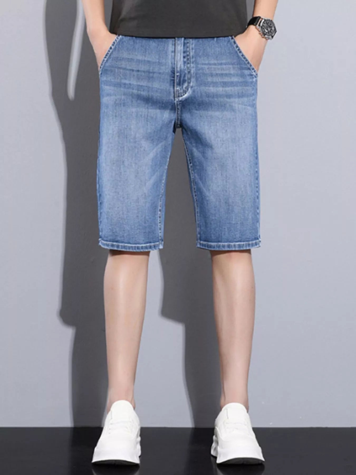 Men's Casual Denim Shorts - MDX Global Store