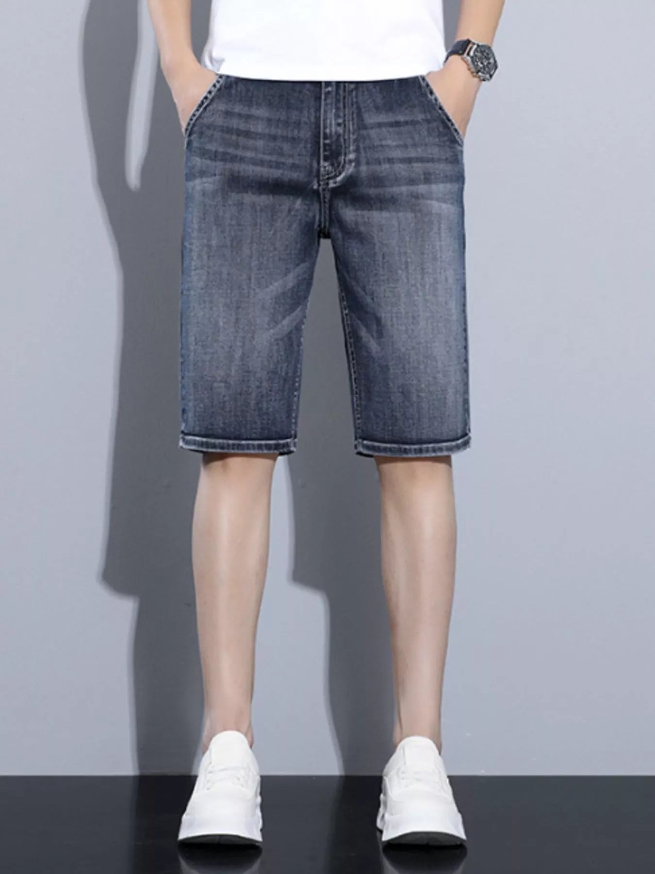 Men's Casual Denim Shorts - MDX Global Store