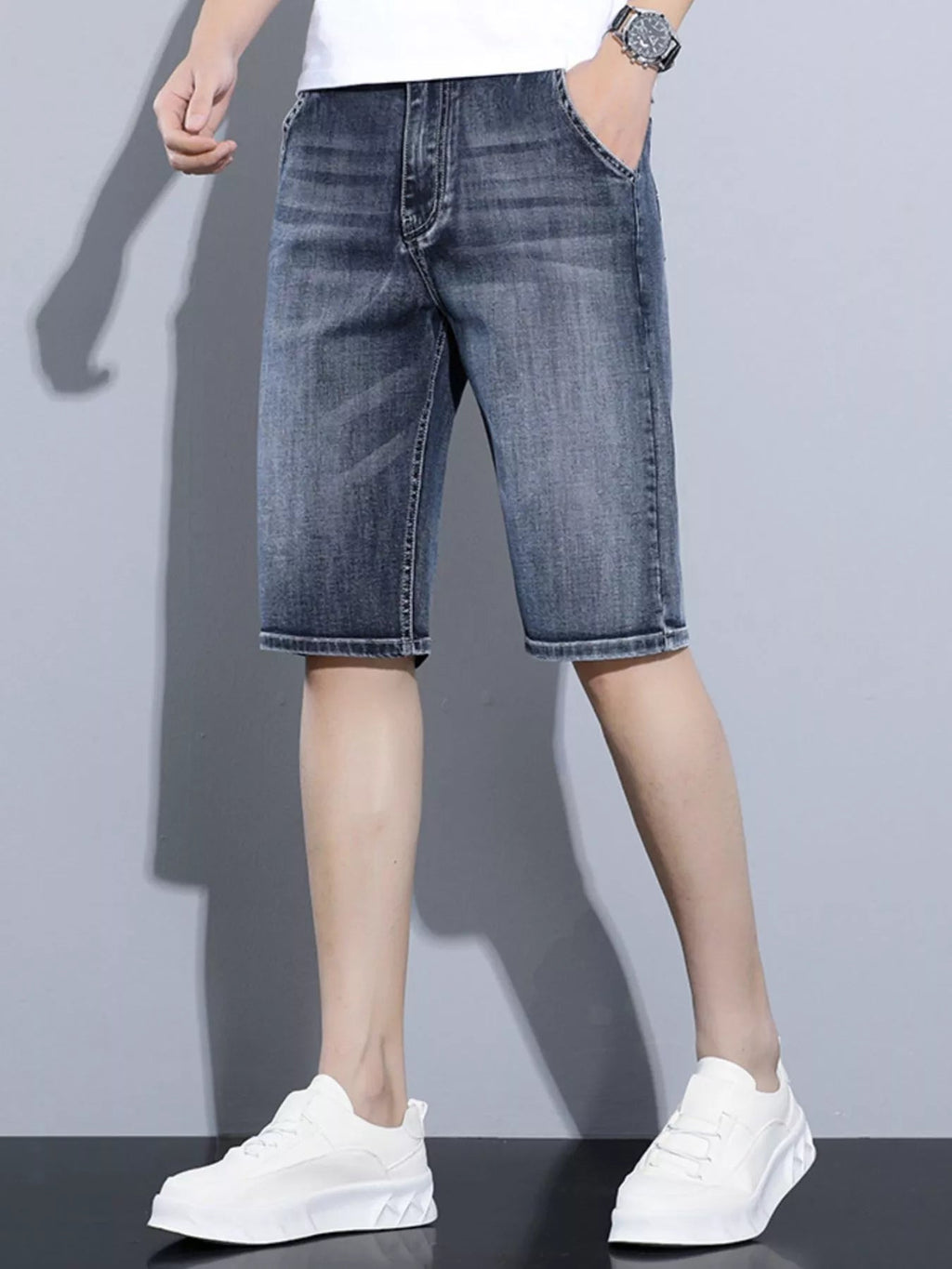 Men's Casual Denim Shorts - MDX Global Store