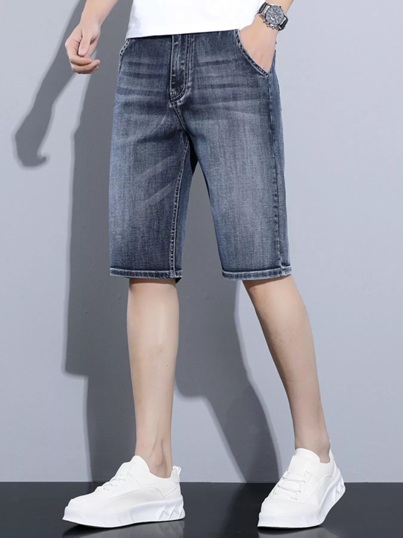 Men's Casual Denim Shorts - MDX Global Store