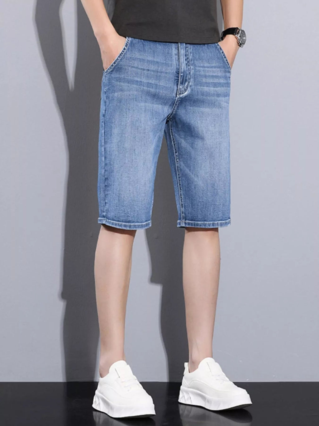 Men's Casual Denim Shorts - MDX Global Store