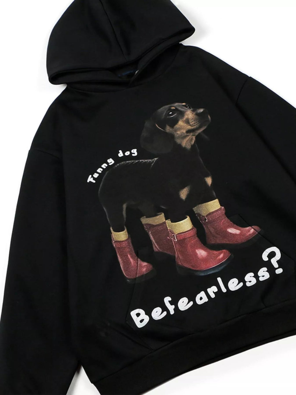 Men's Dog Graphic Long Sleeve Hoodie - MDX Global Store