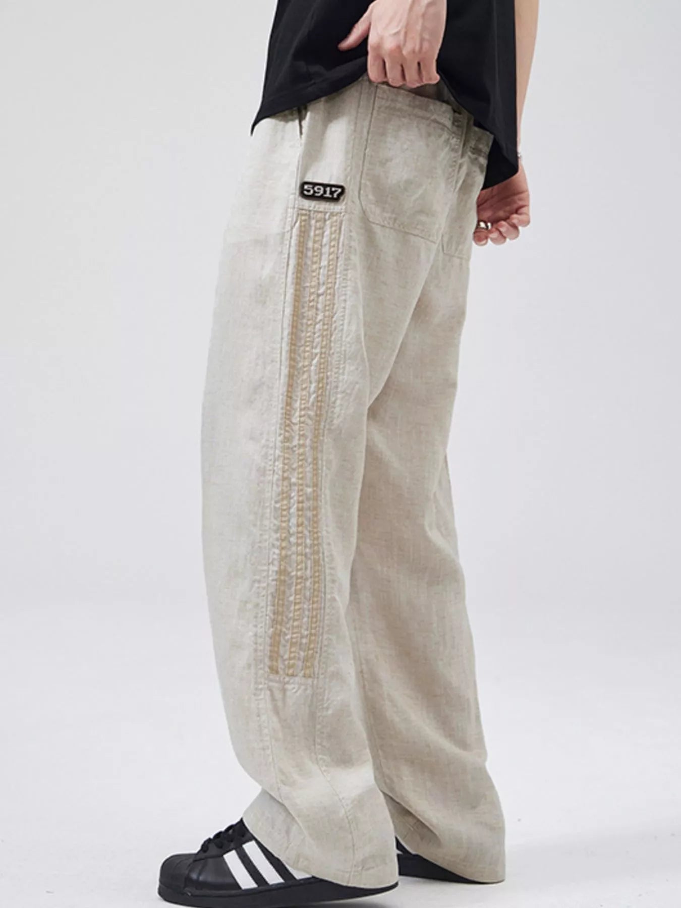 Men's Full Size Casual Loose - Fit Drawstring Pants Plus Size - MDX Global Store