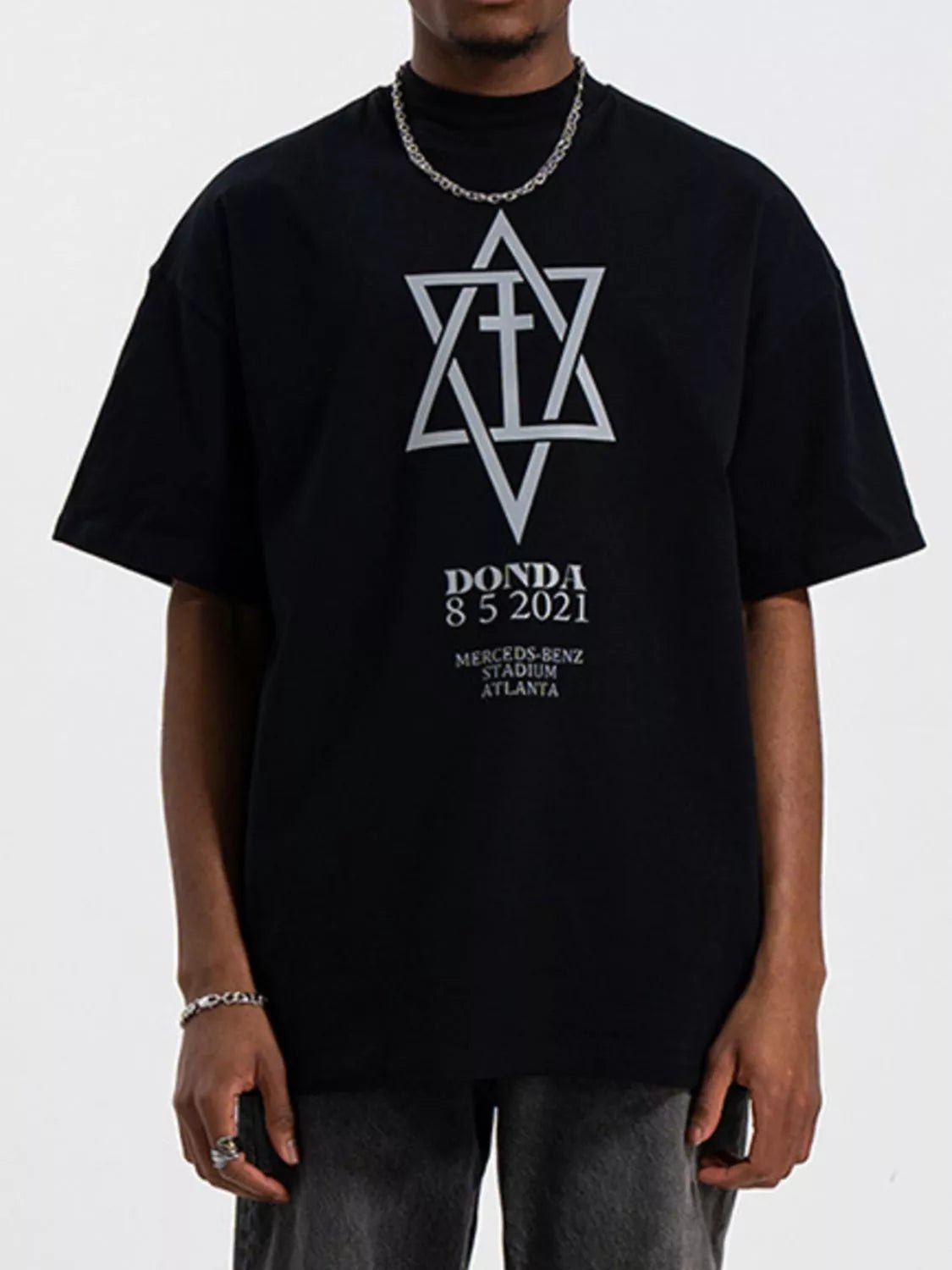 Men's Graphic Round Neck Half Sleeve T-Shirt - MDX Global Store