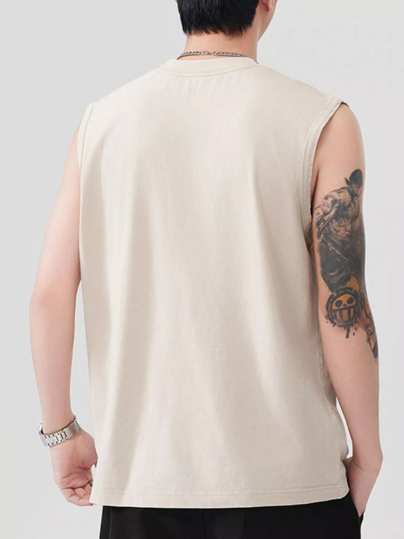Men's Graphic Round Neck Tank - MDX Global Store