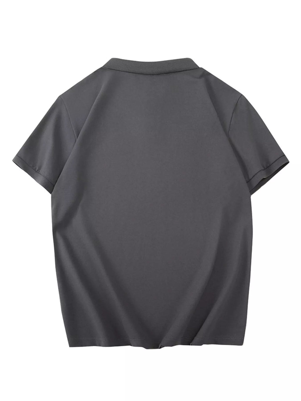 Men's Plus Size Button Detail Short Sleeve Polo - MDX Global Store