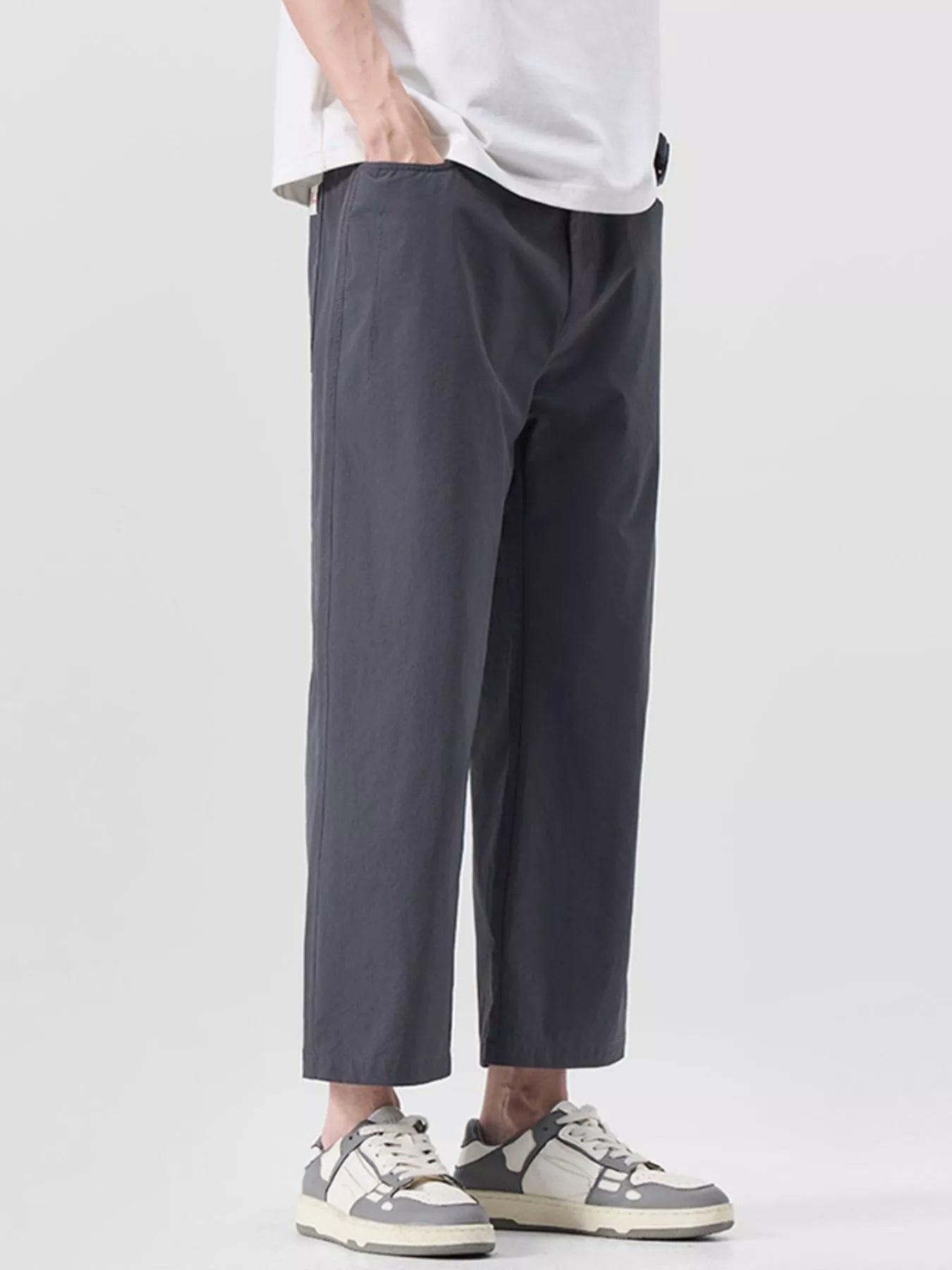 Men's Plus Size Casual Loose - Fit Cropped Pants - MDX Global Store