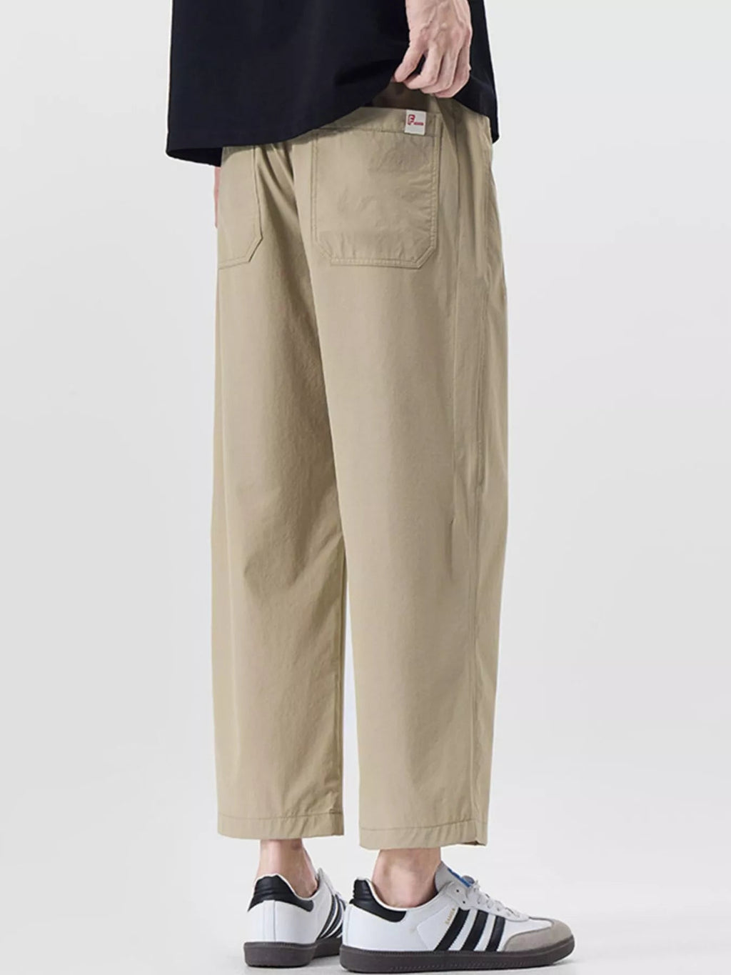 Men's Plus Size Casual Loose - Fit Cropped Pants - MDX Global Store