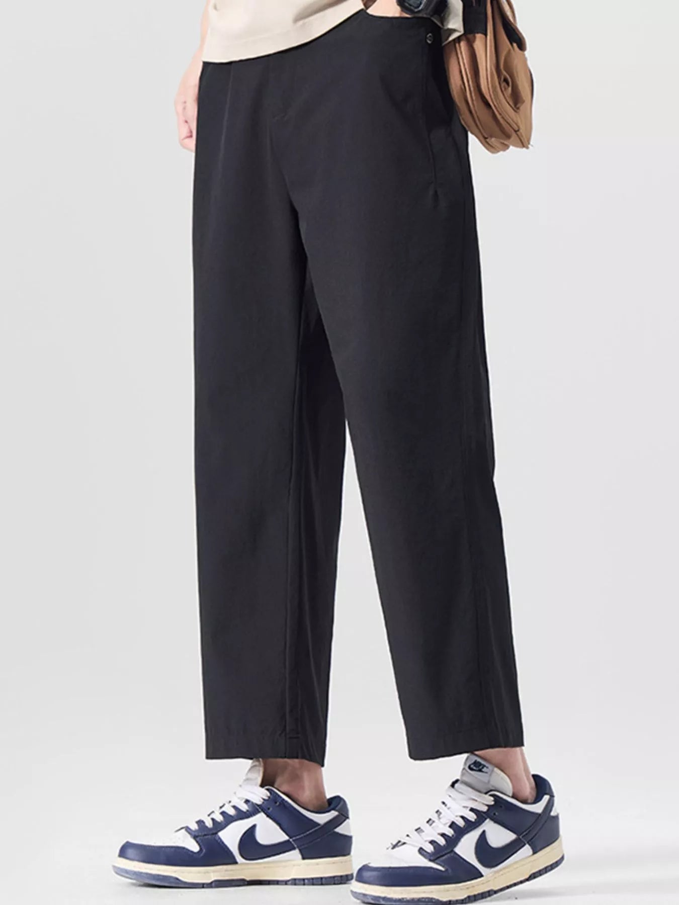 Men's Plus Size Casual Loose - Fit Cropped Pants - MDX Global Store