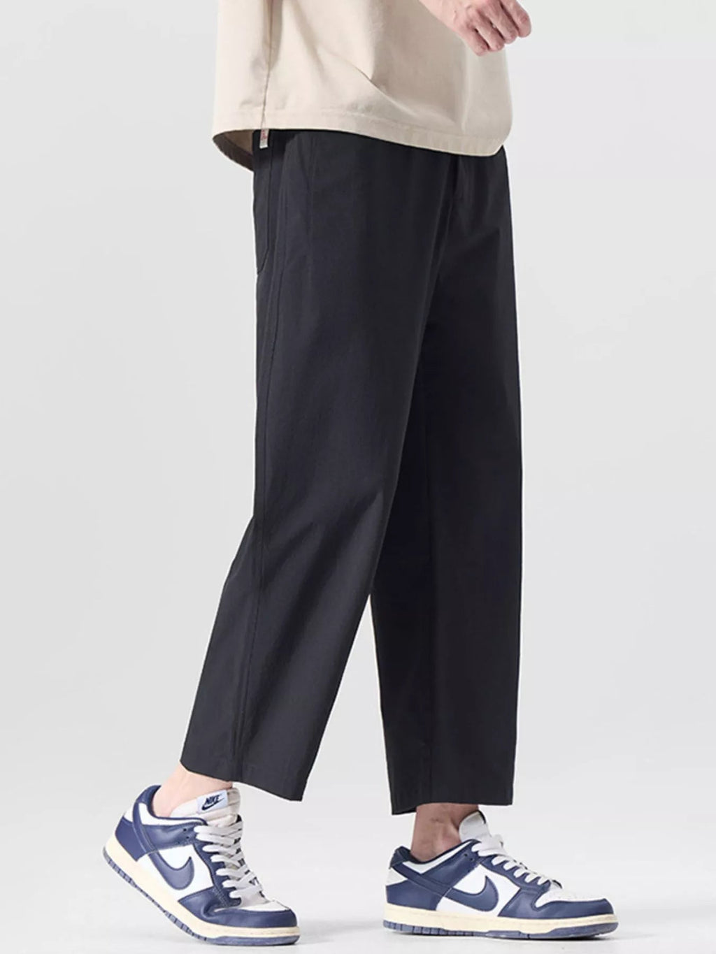 Men's Plus Size Casual Loose - Fit Cropped Pants - MDX Global Store