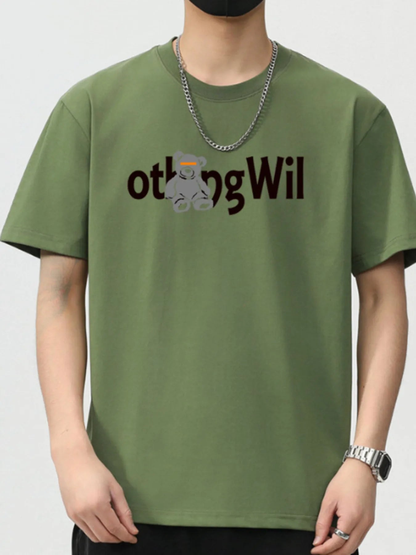 Men's Plus Size Graphic Round Neck Short Sleeve T-Shirt - MDX Global Store