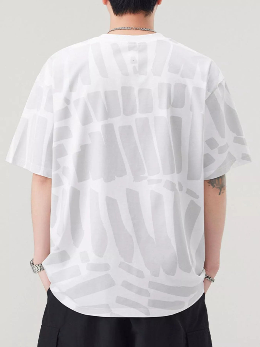 Men's Plus Size Round Neck Short Sleeve T-Shirt - MDX Global Store