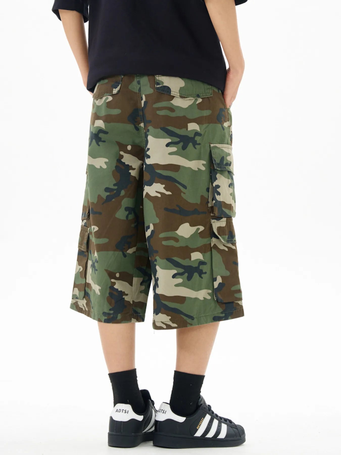 Men's Relaxed Fit Camo Cargo Shorts - MDX Global Store