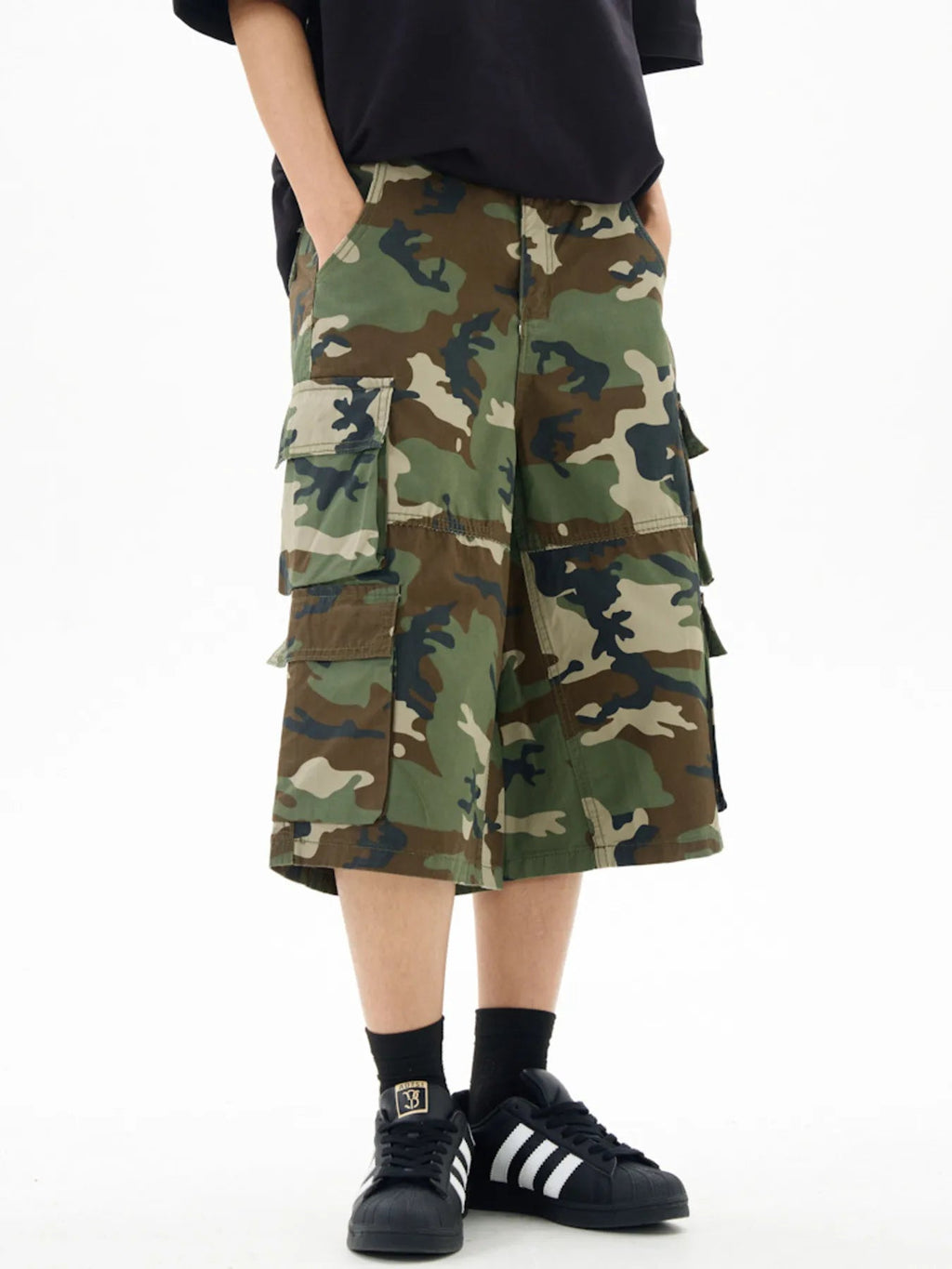 Men's Relaxed Fit Camo Cargo Shorts - MDX Global Store