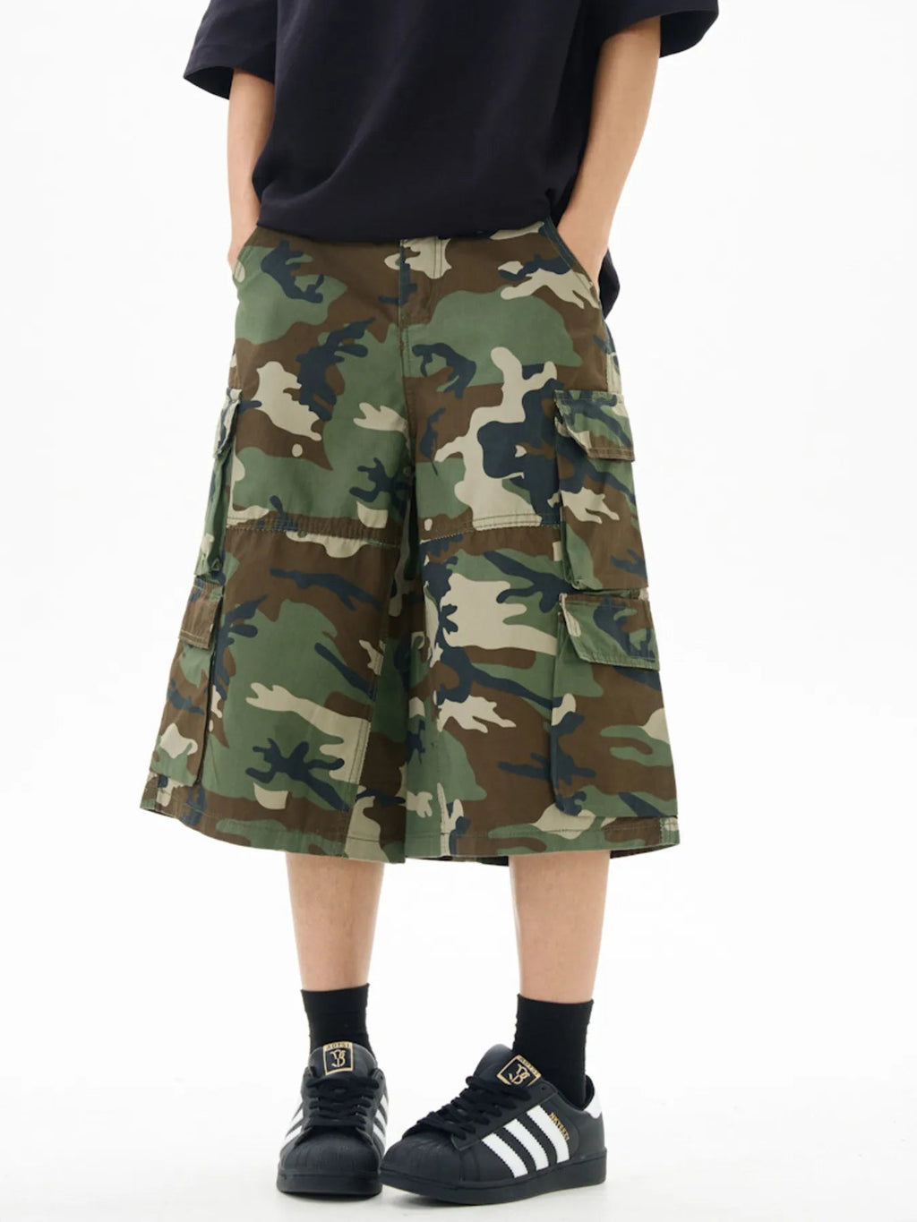Men's Relaxed Fit Camo Cargo Shorts - MDX Global Store