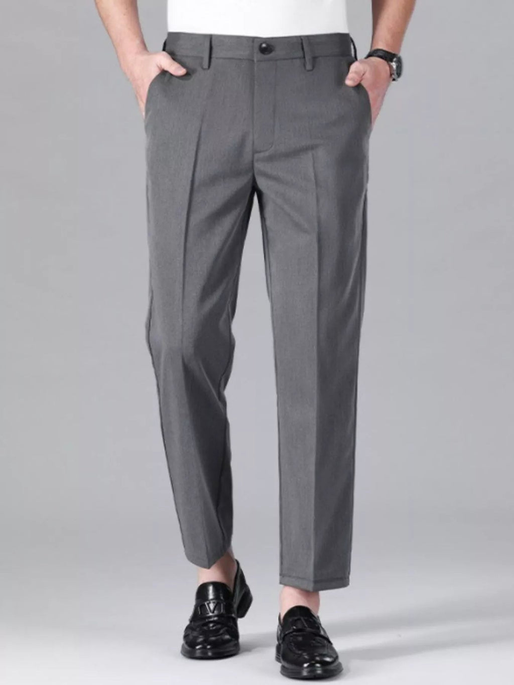 Men's Slim Fit Business Casual Pants - MDX Global Store