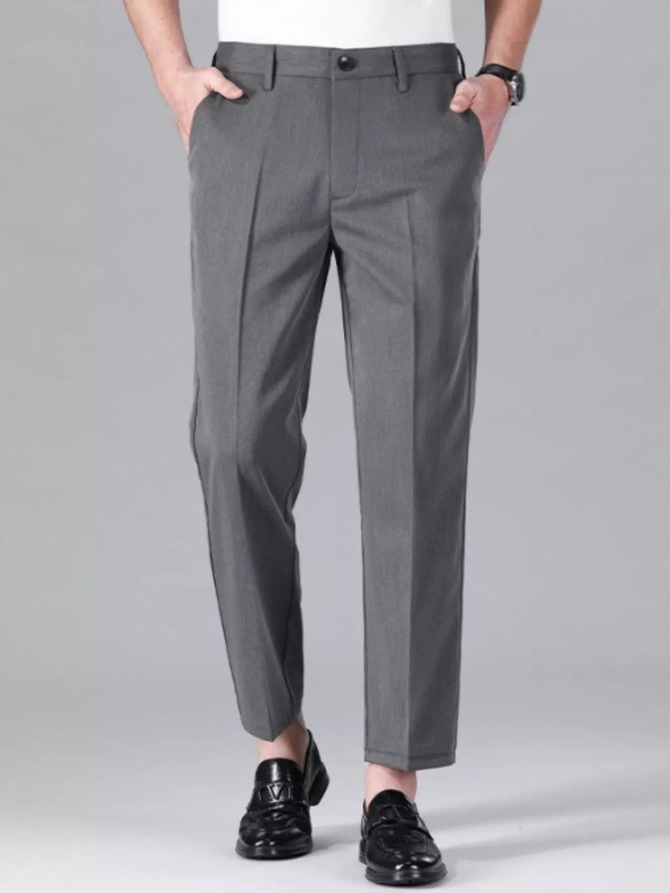 Men's Slim Fit Business Casual Pants - MDX Global Store