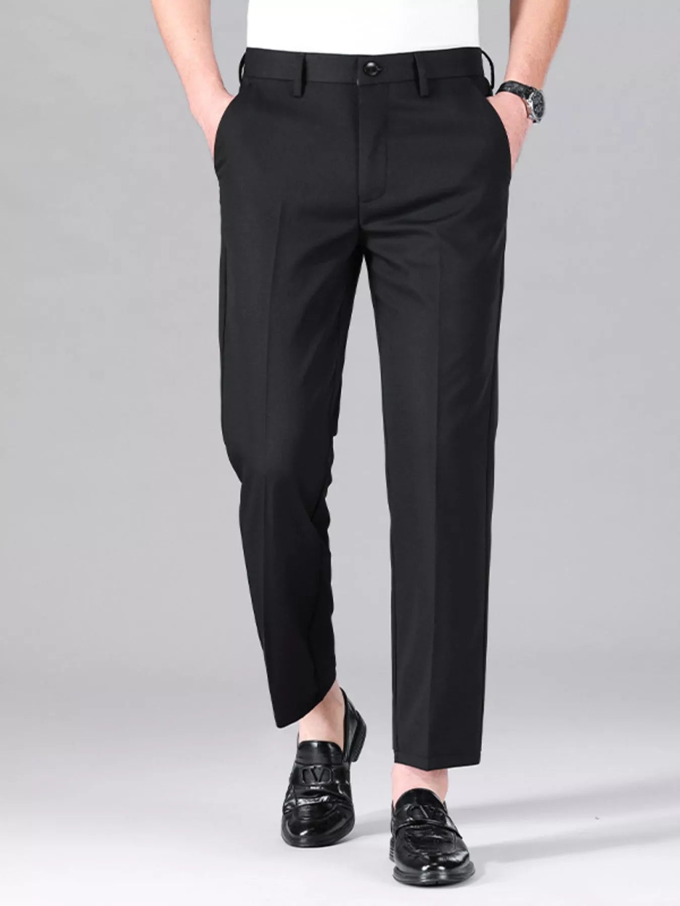 Men's Slim Fit Business Casual Pants - MDX Global Store