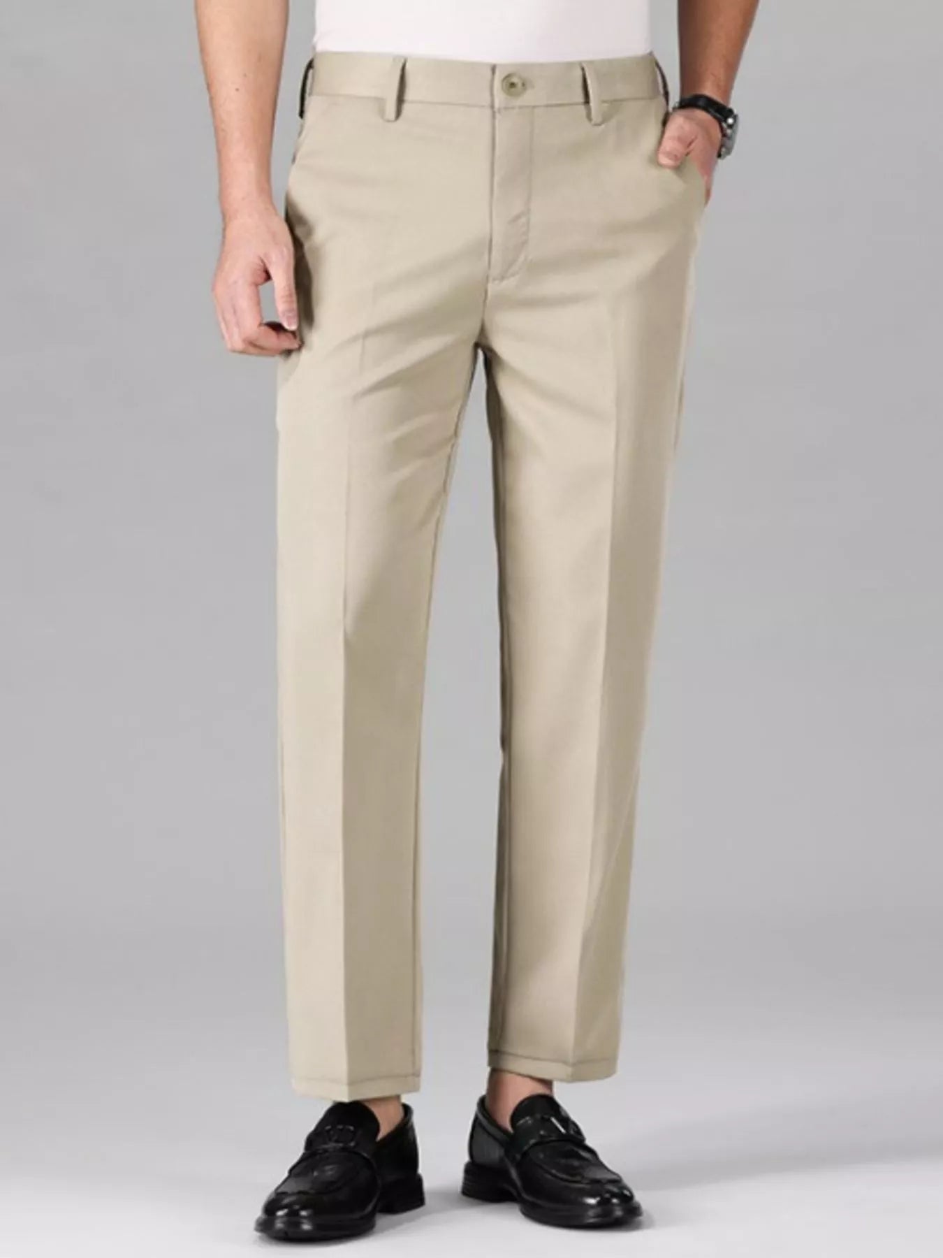 Men's Slim Fit Business Casual Pants - MDX Global Store