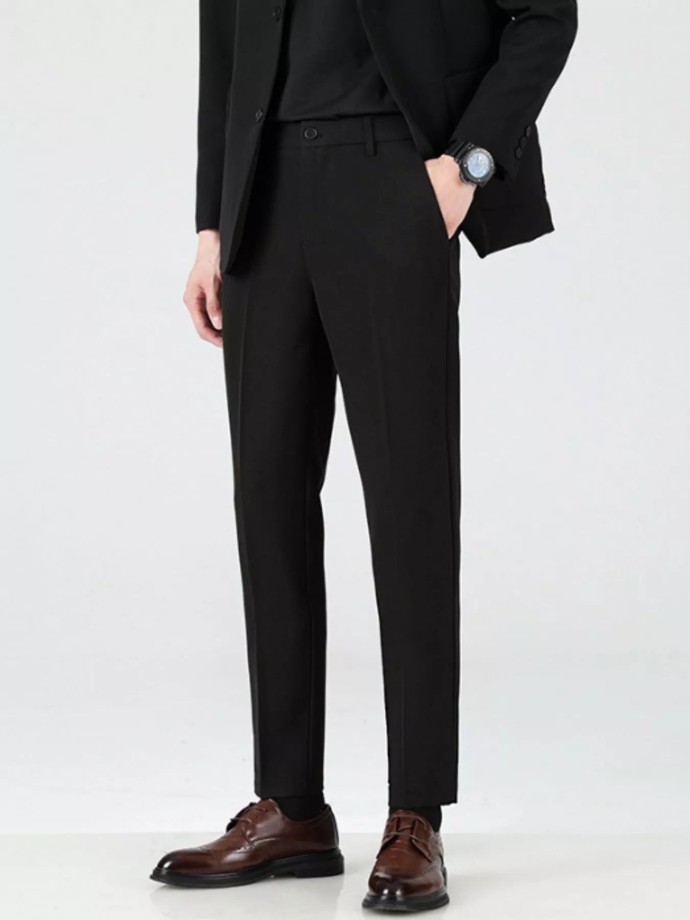 Men's Slim - Fit Business Casual Pants - MDX Global Store
