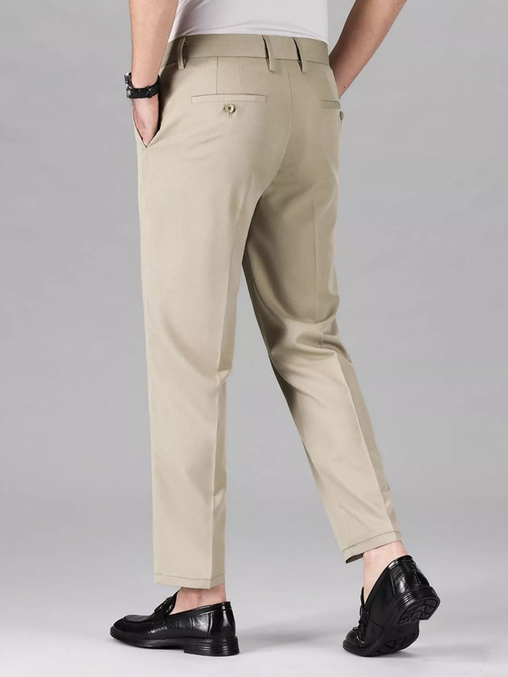 Men's Slim Fit Business Casual Pants - MDX Global Store