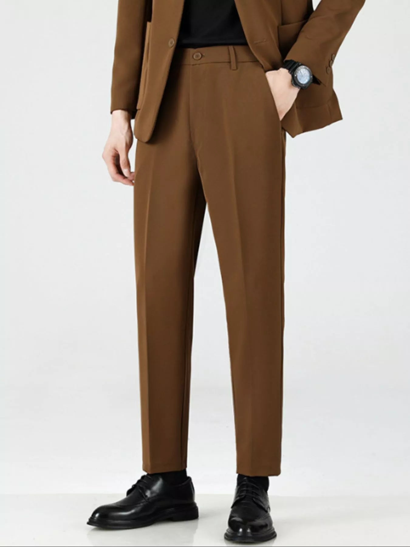 Men's Slim - Fit Business Casual Pants - MDX Global Store