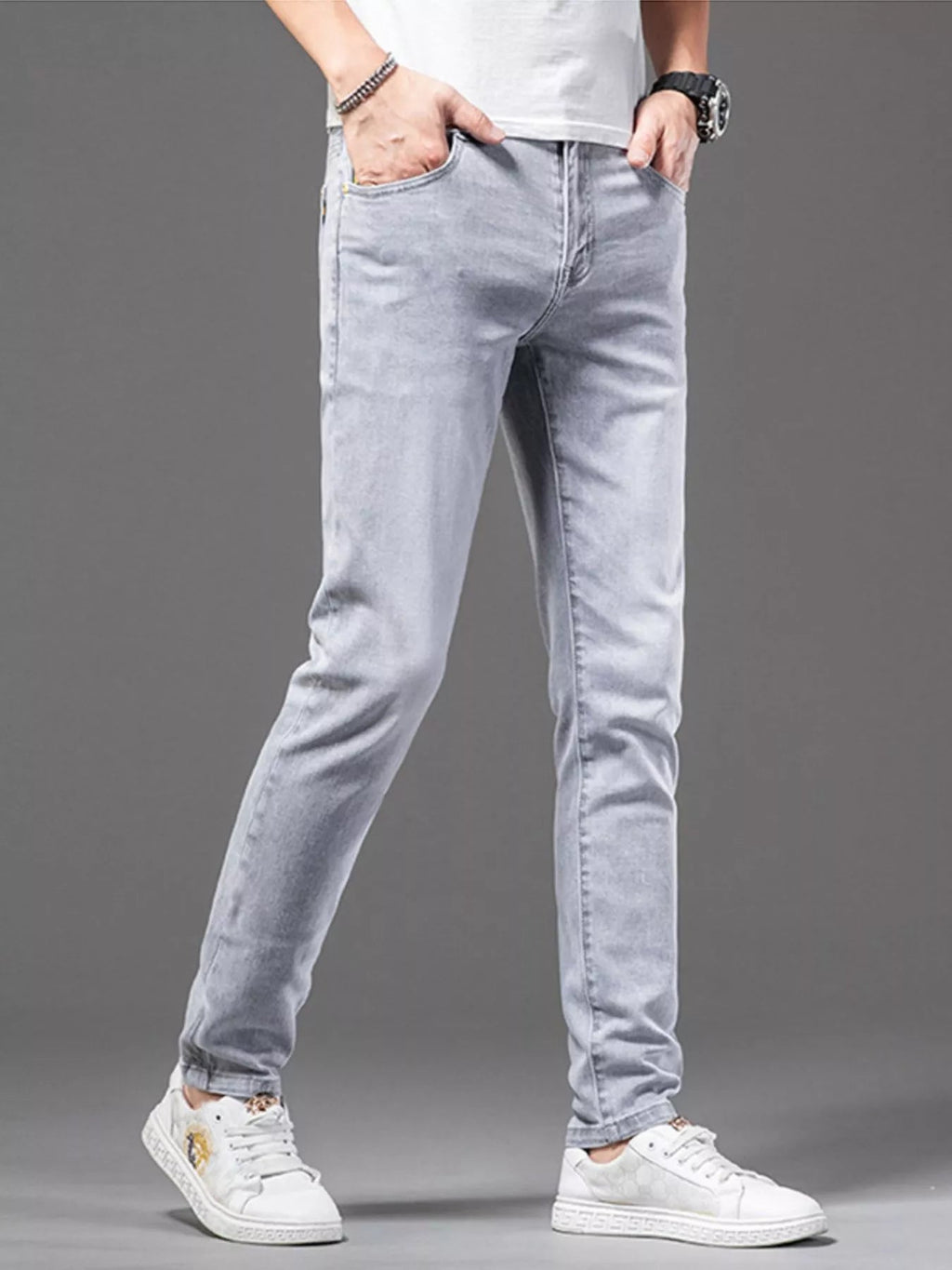 Men's Slim - Fit Wash Jeans - MDX Global Store