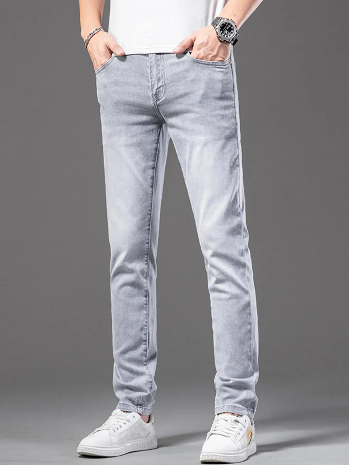 Men's Slim - Fit Wash Jeans - MDX Global Store