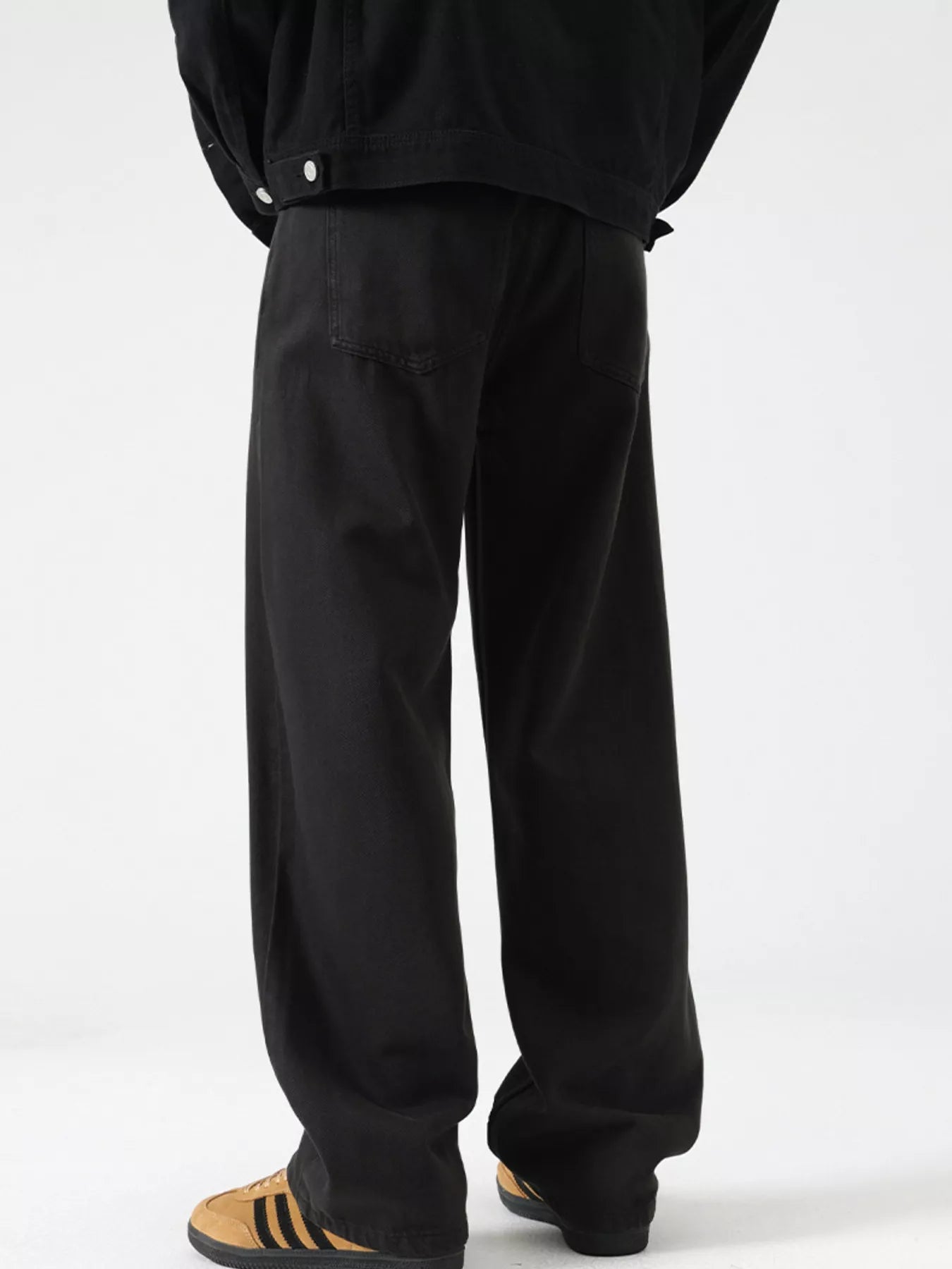 Men's Vintage Wash Wide Leg Jeans - MDX Global Store