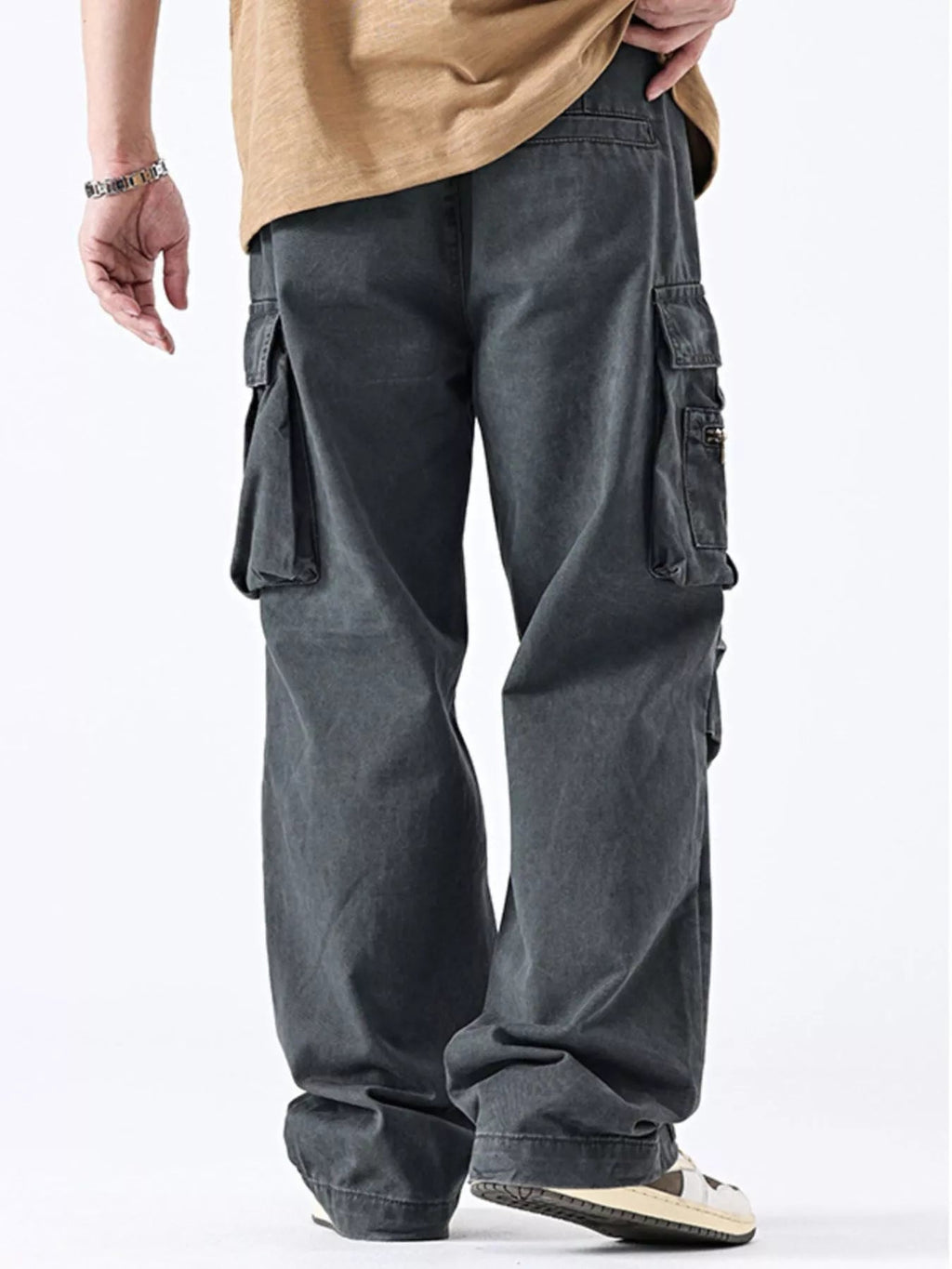 Men's Vintage Washed Cargo Pants - MDX Global Store