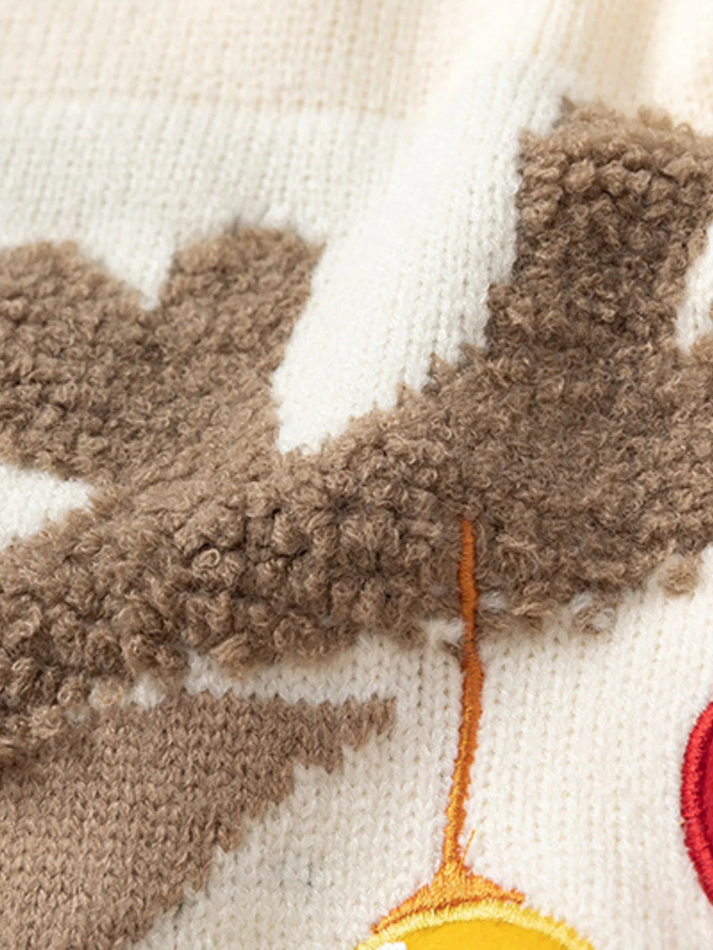 Plus Size Christmas Reindeer Long Sleeve Sweater - MDX Global Store